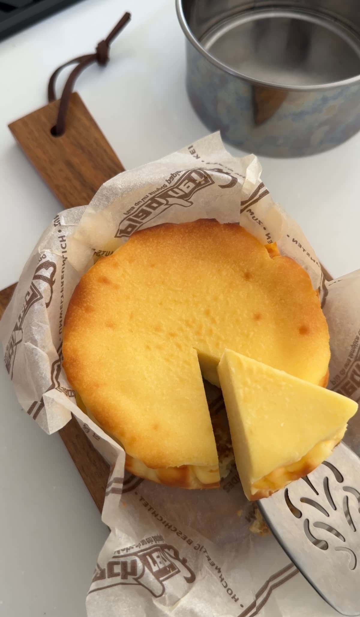 米粉で作るベイクドチーズケーキ