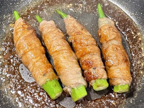 味付けは“焼肉のたれ”だけで超簡単！「オクラの牛肉巻き」の作り方