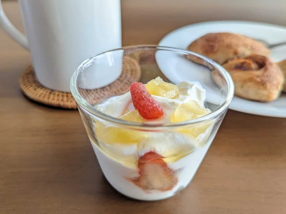 ダイソー しっとり果実 アレンジ(ヨーグルト)