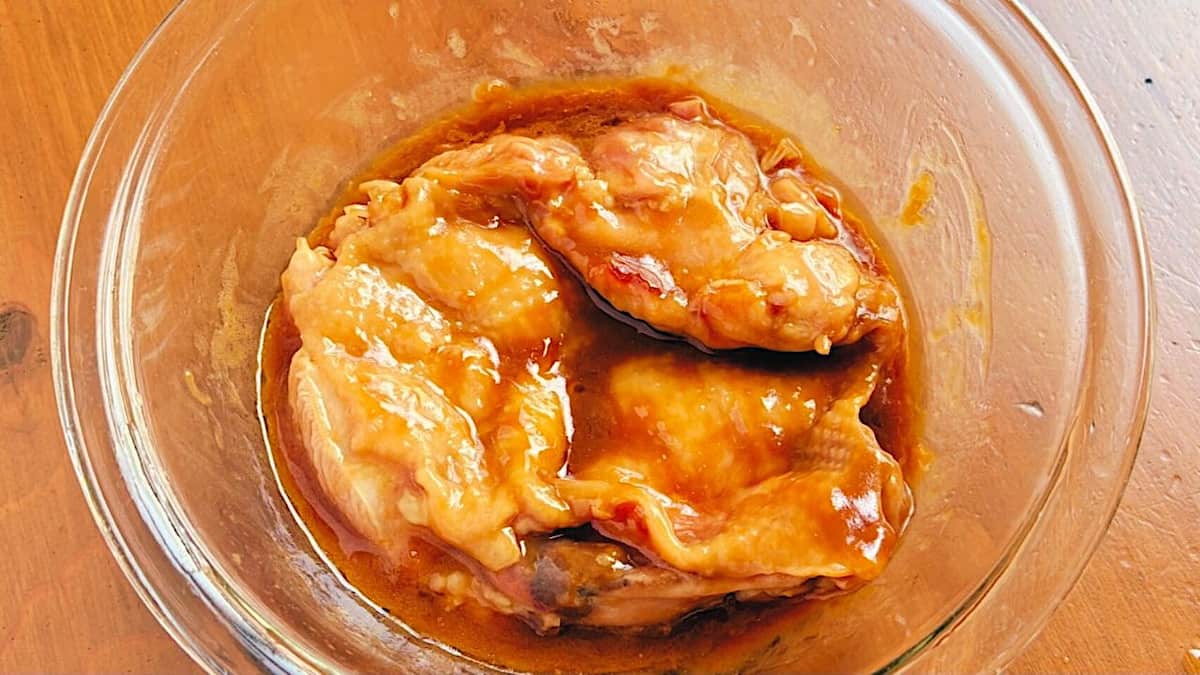 鶏の照り焼き風