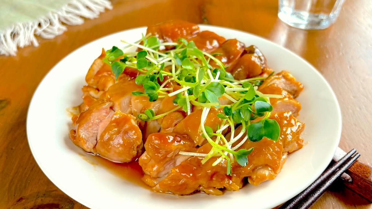 鶏の照り焼き風