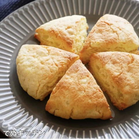 これは作ってみたい！てぬキッチンさんの「ホットケーキミックススコーン」が超簡単♪