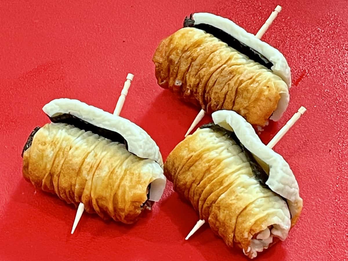 「チーズインウインナーの海苔ちくわ巻き」レシピ