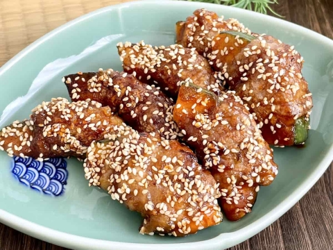 “焼肉のたれ”で簡単！ご飯がすすむ「かぼちゃの牛肉巻き」の作り方