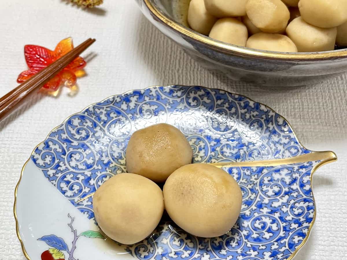 「ポン酢で作る冷凍里芋の煮物」レシピ