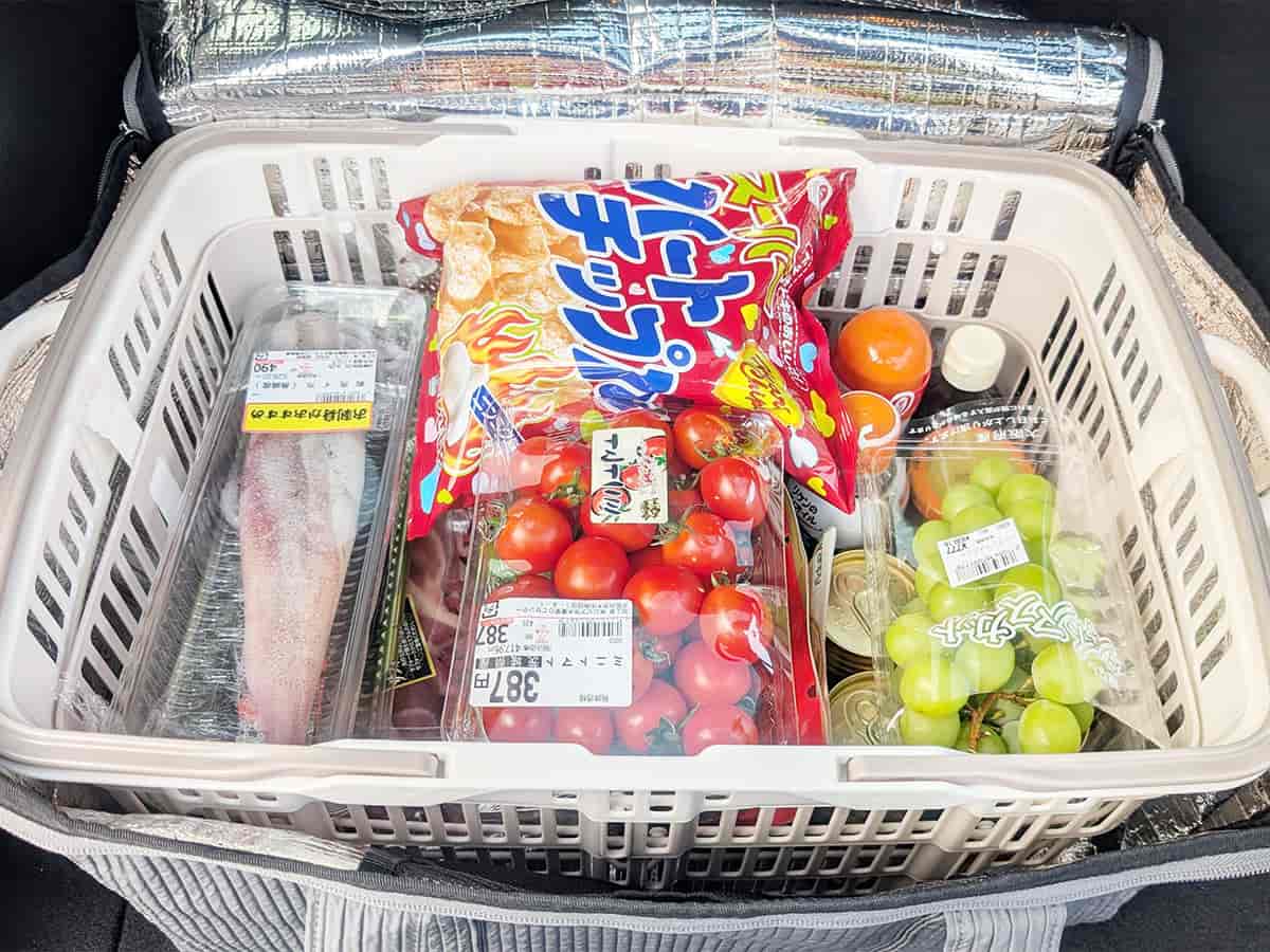 たためる買い物カゴ レジかご マイカゴ 折りたたみバスケット