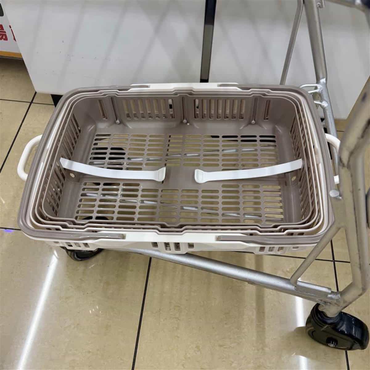 たためる買い物カゴ レジかご マイカゴ 折りたたみバスケット
