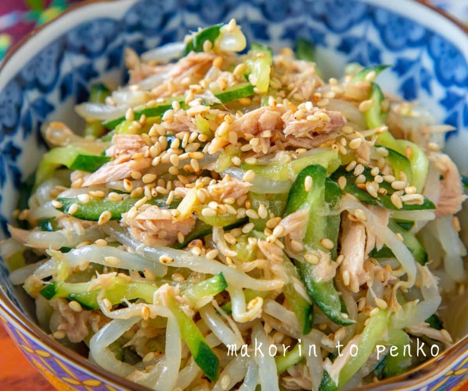抱えて食べたい!旨味たっぷりの「ツナときゅうりの和え物」
