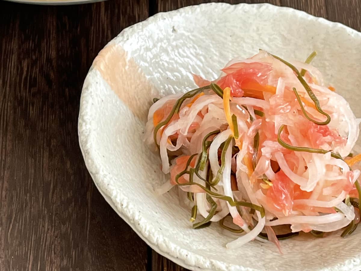 おせちや箸休めに♪グレープフルーツ入りでさっぱり「なます」レシピ