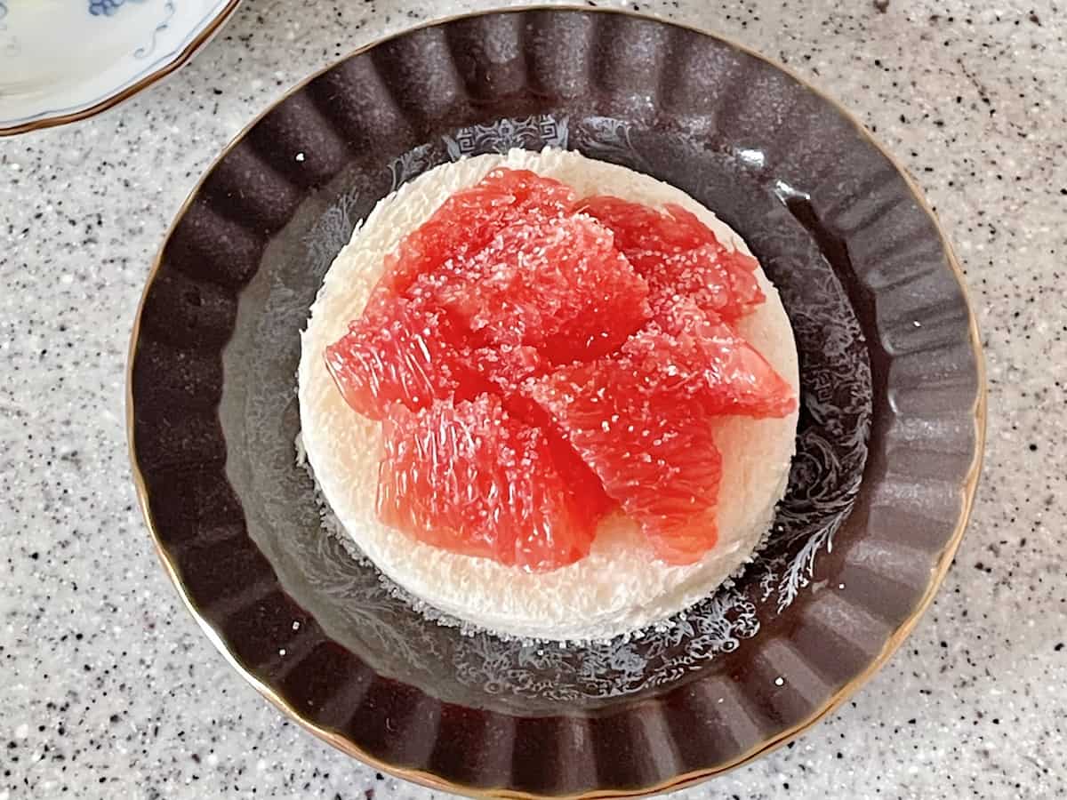 「大人のグレープフルーツトースト」レシピ