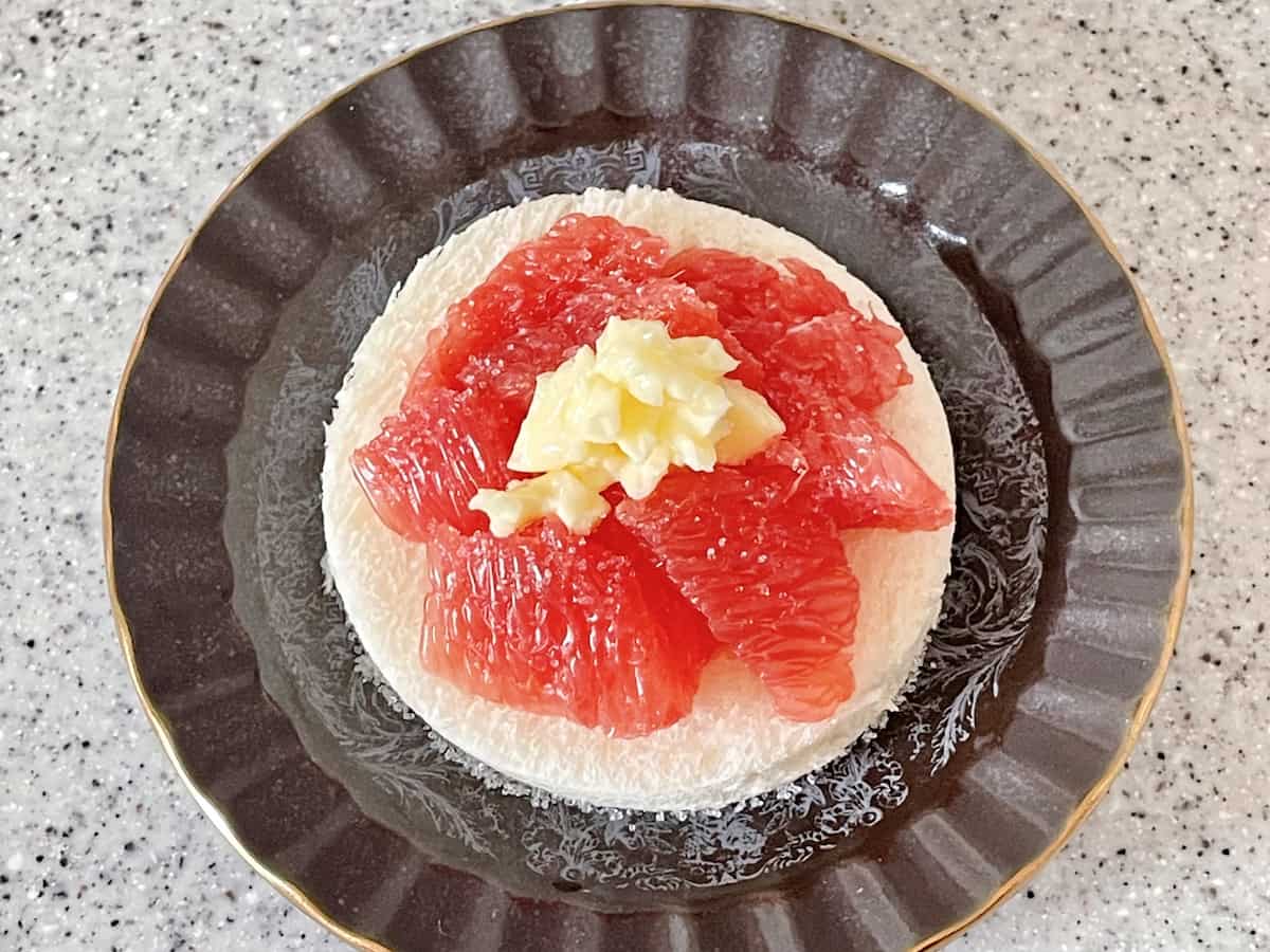 「大人のグレープフルーツトースト」レシピ