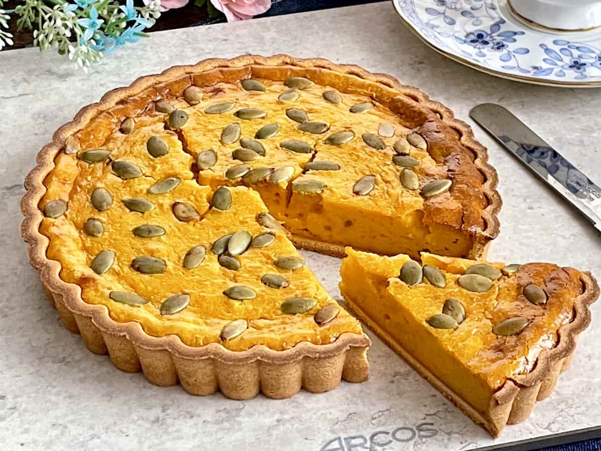 しっとりやさしい甘さ♪「かぼちゃのチーズケーキタルト」の作り方