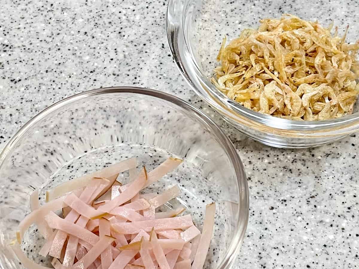 「グレープフルーツの春雨サラダ」レシピ