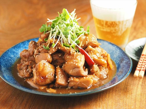 1kgの鶏もも肉を大量調理！フライパンひとつで作る「ポン酢煮」レシピ【節約・作り置き】