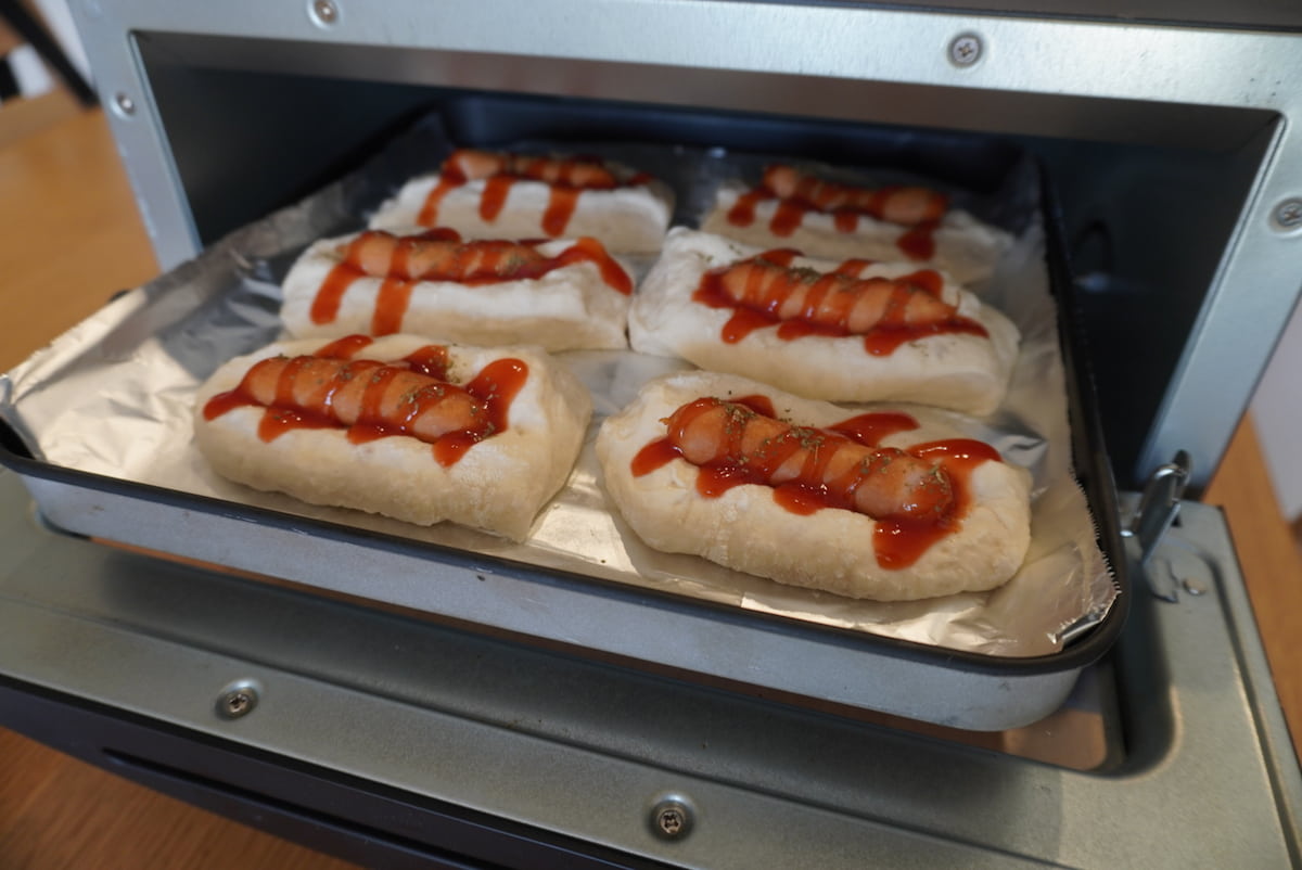 ウインナー焼成前