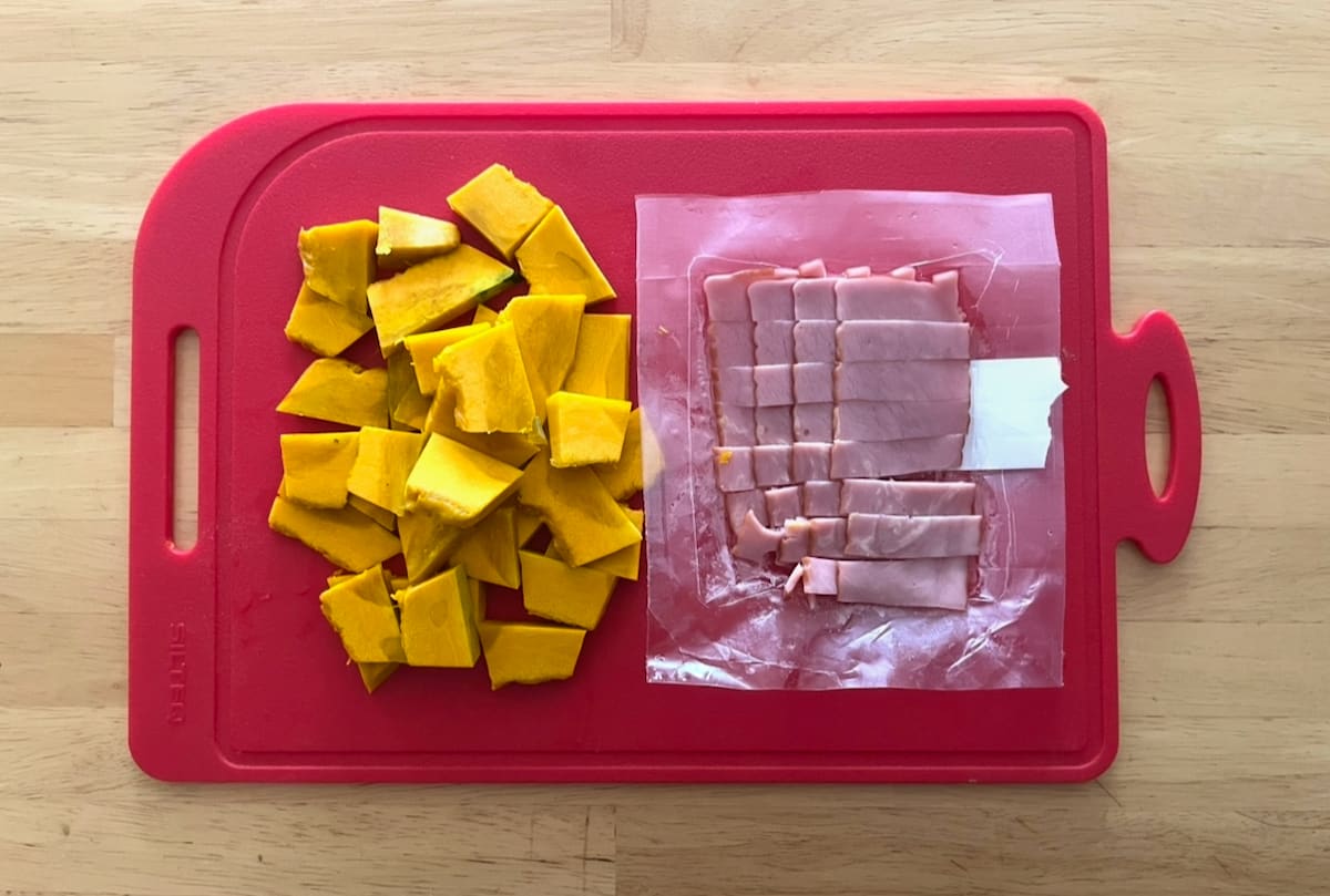 かぼちゃの塩バターきんぴら