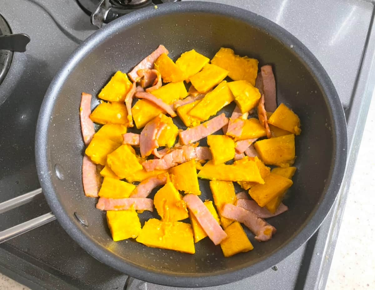 かぼちゃの塩バターきんぴら