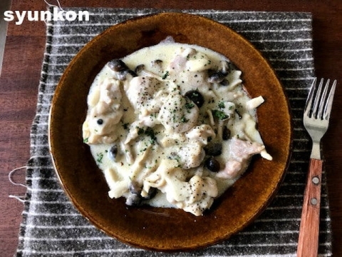 これはおすすめです！レンジで一発「鶏ときのこのクリーム煮」レシピ