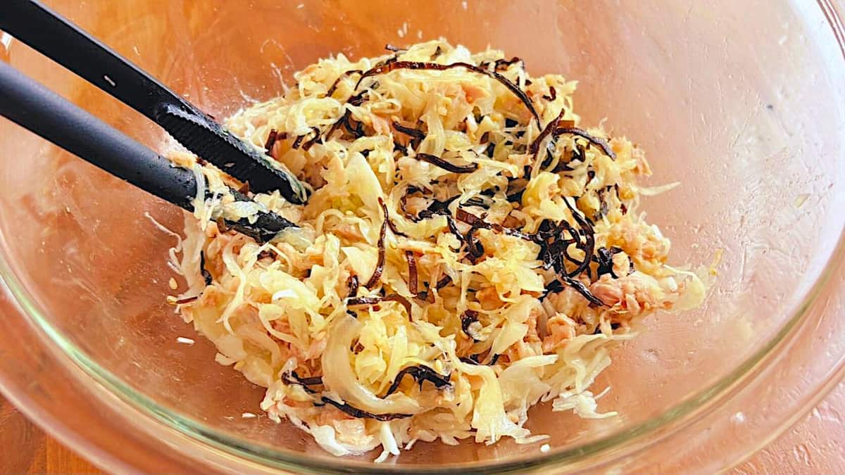 爆速ツナ塩昆布キャベツ