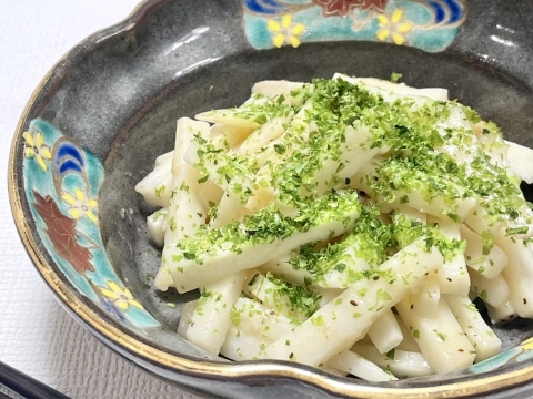 10分で完成！シャキシャキ食感がクセになる「長芋のガーリックめんつゆ炒め」