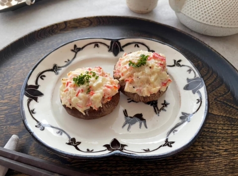 だまされたと思って食べてみて！「しいたけのカニカママヨ焼き」が簡単なのに驚きのおいしさ♪
