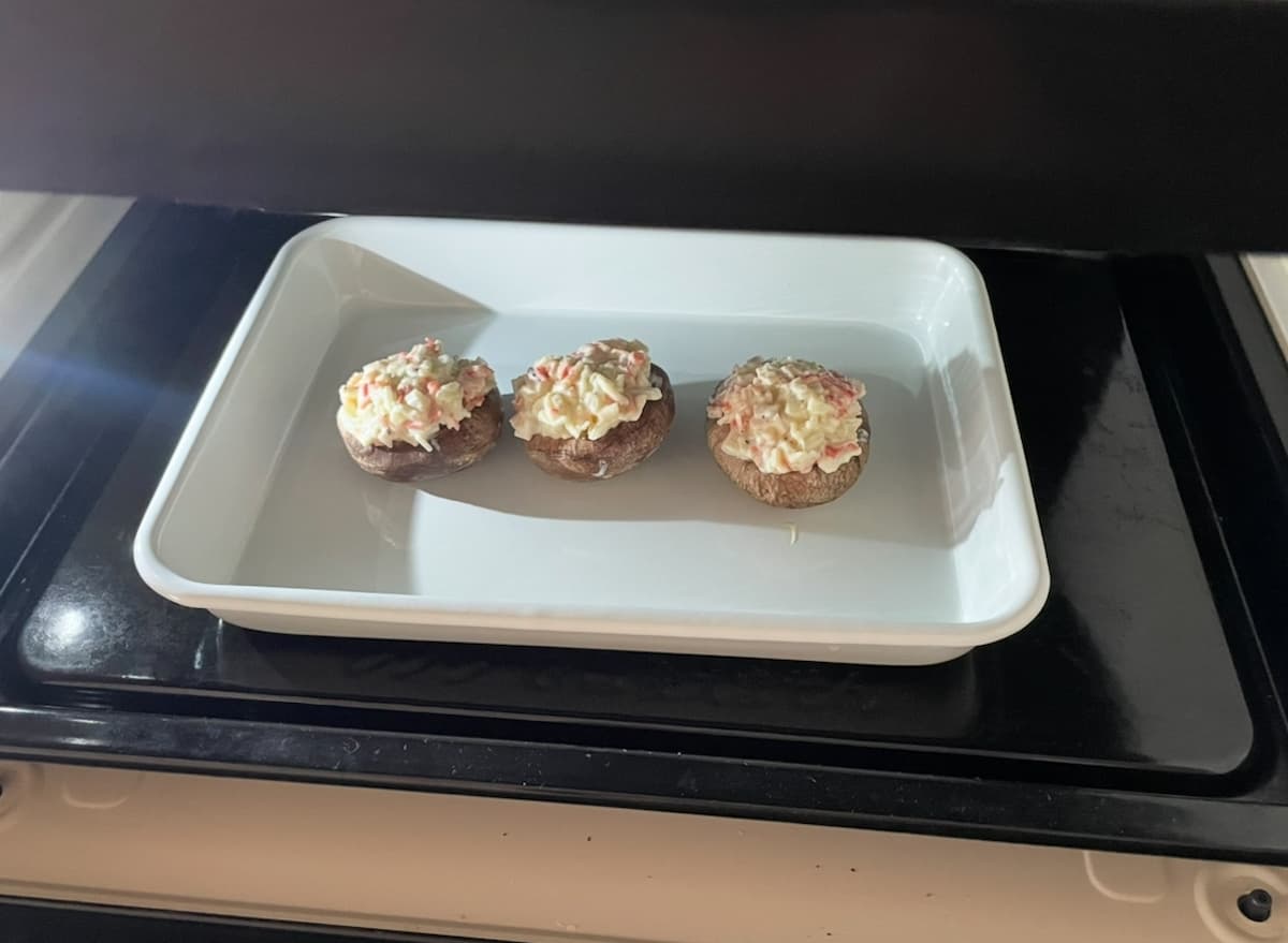 しいたけのカニカママヨ焼き