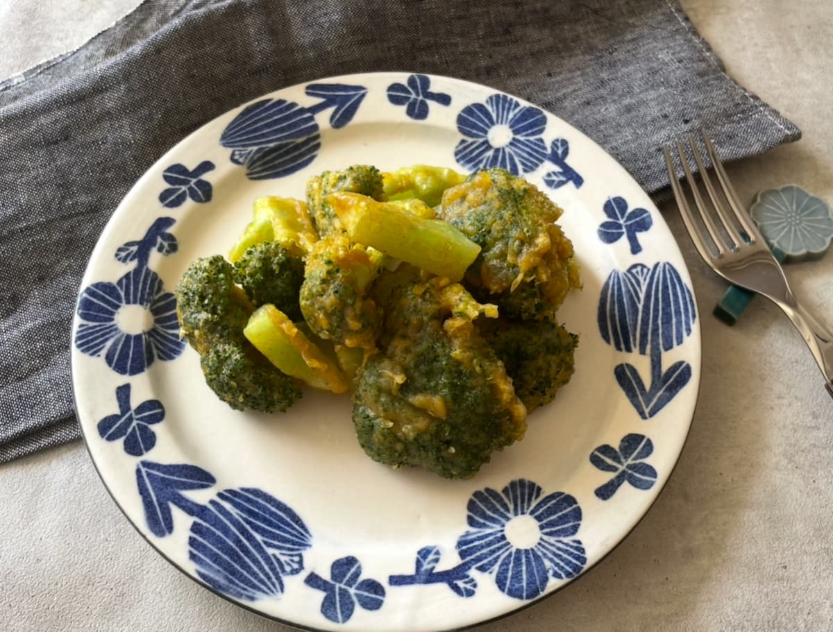 ブロッコリーのカレー天ぷら