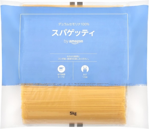 「ストックして正解！」「もちもち食感にハマる」by Amazonのスパゲッティ5kgがプライム感謝祭で24％OFF