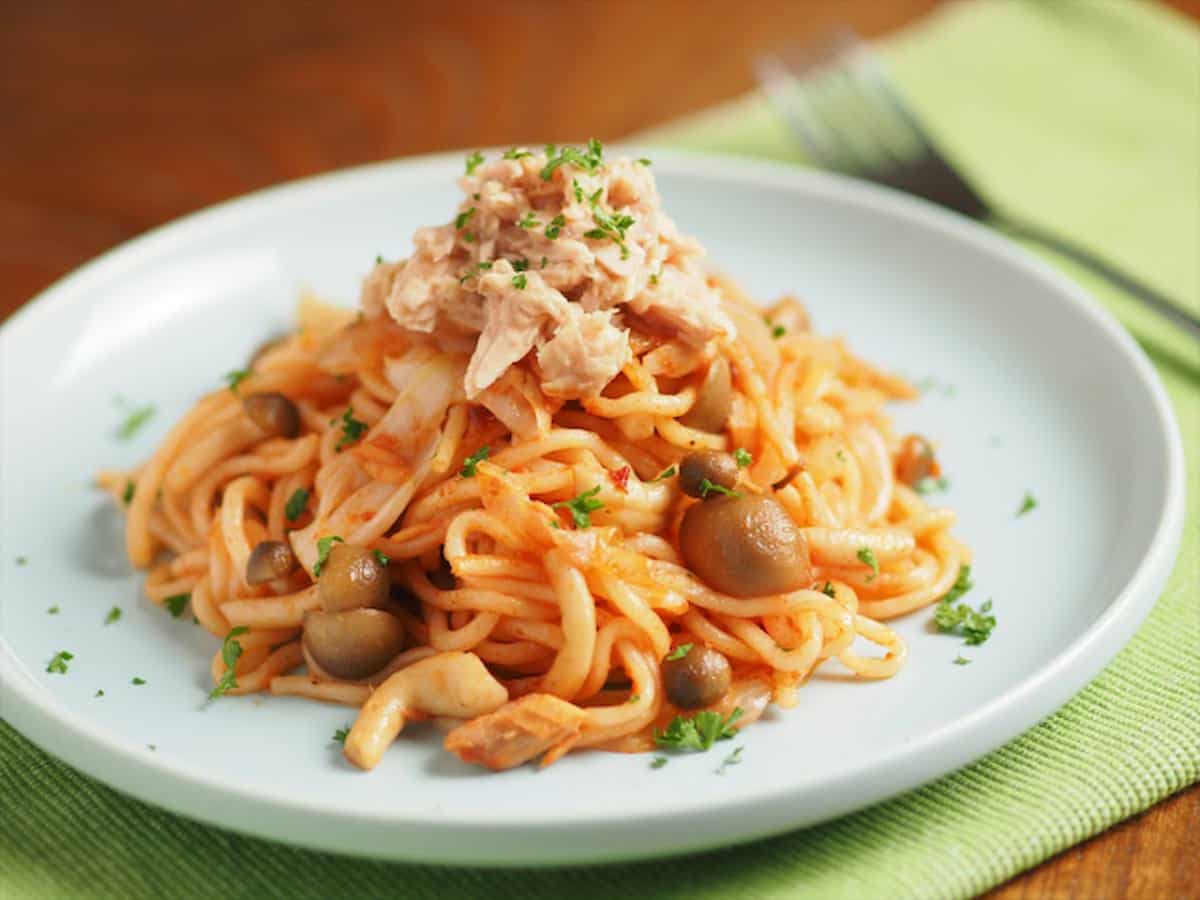 筋肉料理人さん ツナポリタン