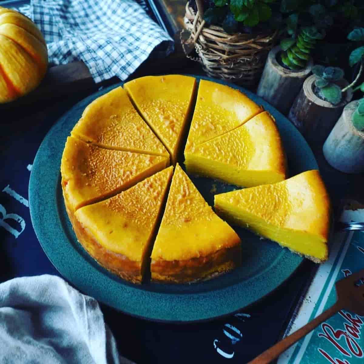 しゃなママさん 自慢のかぼちゃのチーズケーキ