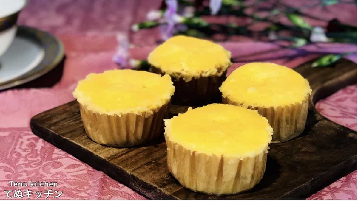 てぬキッチンさん チーズ蒸しパン