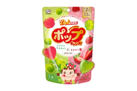 大きくてかわいい♪不二家から「デラックスポップキャンディ」が新登場!