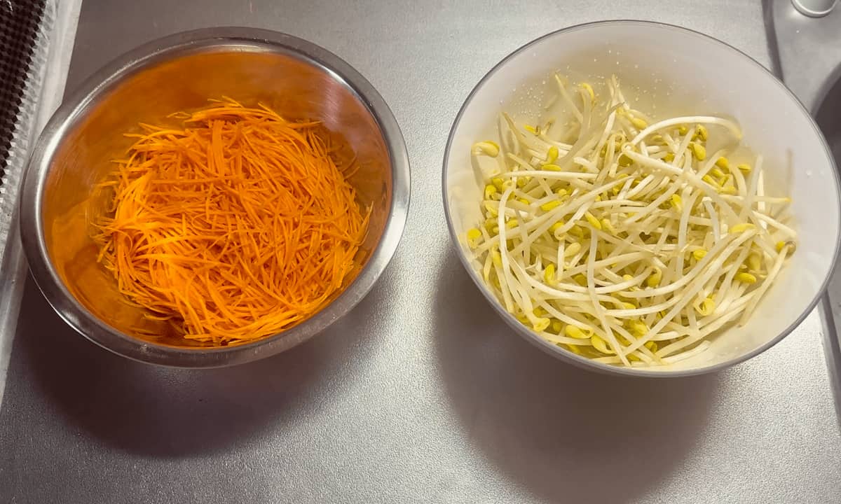 「キャロットラペwith豆もやし」レシピ