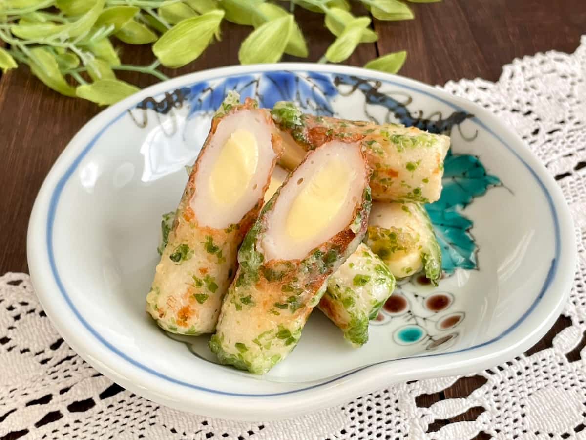 ちくわチーズの磯辺揚げ