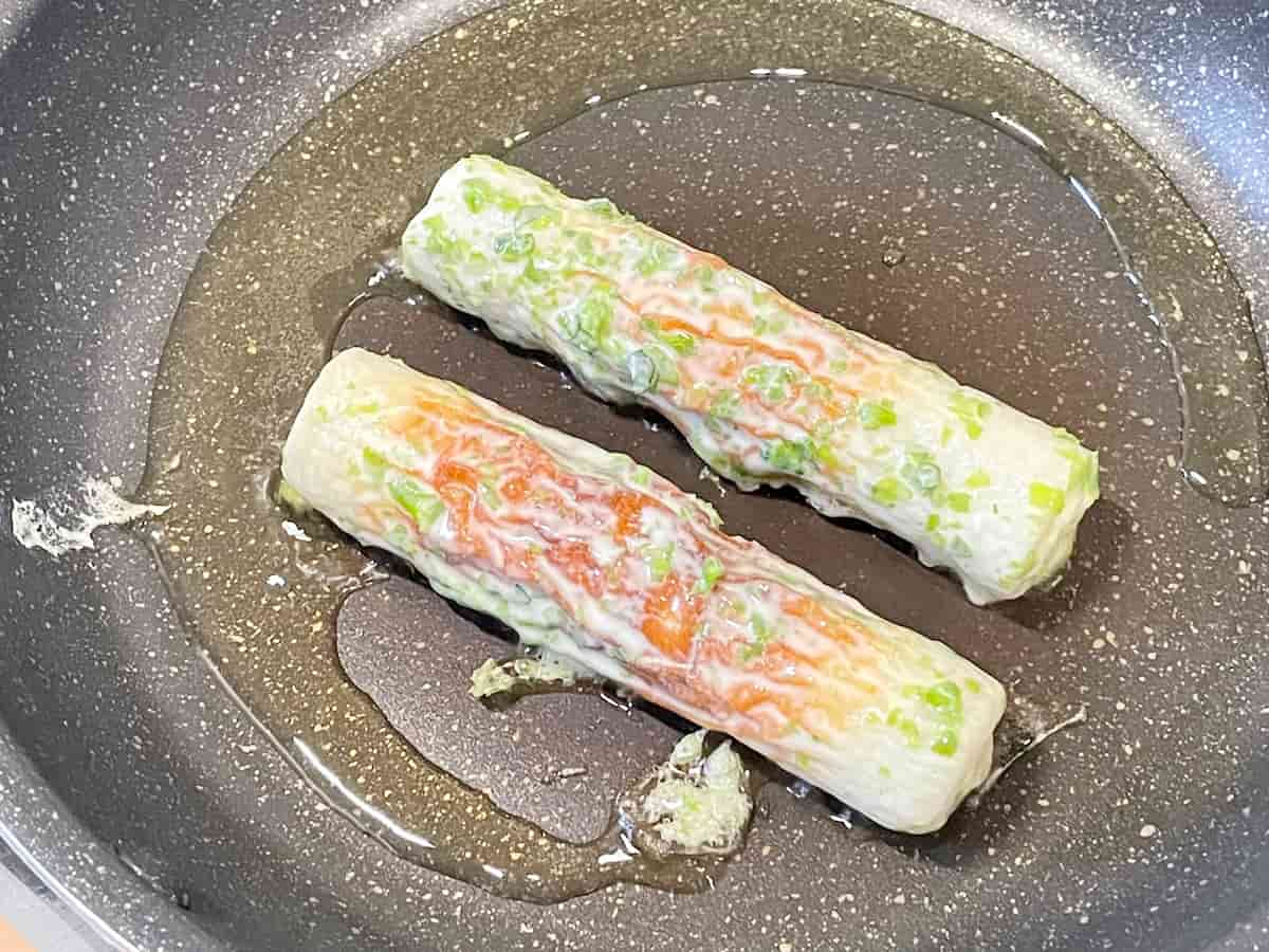 ちくわチーズの磯辺揚げ