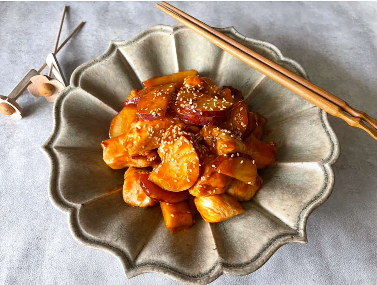 秋のヤンニョムチキン