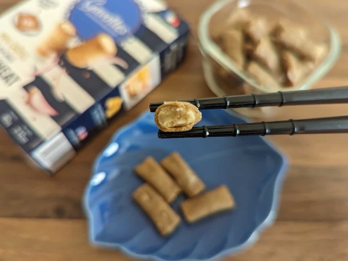 カルディコーヒーファーム ガヴォット ミニクレープ エシャロット入りガレット 断面