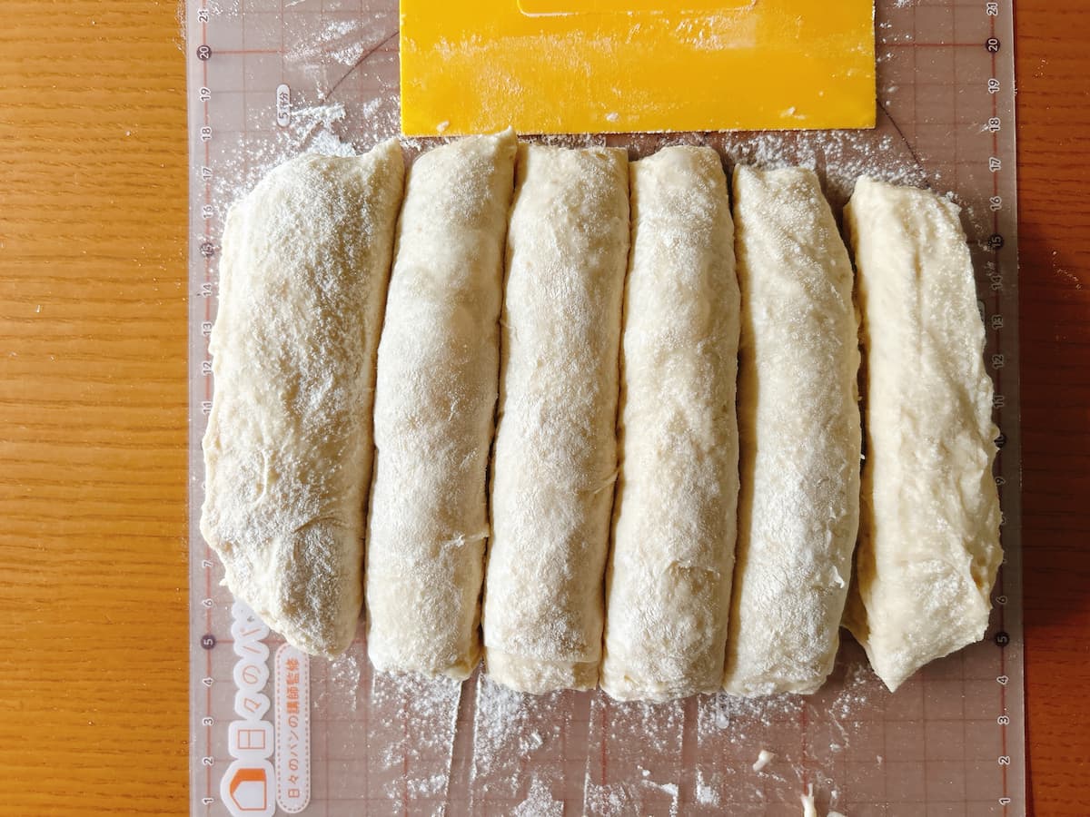 ミルクフランス生地カット