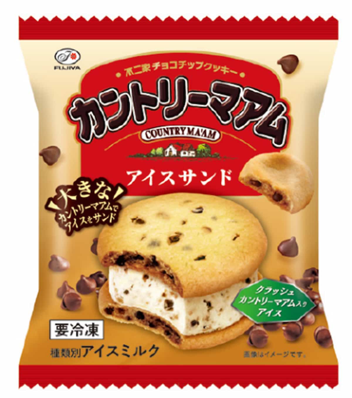 カントリーマアムアイスサンド