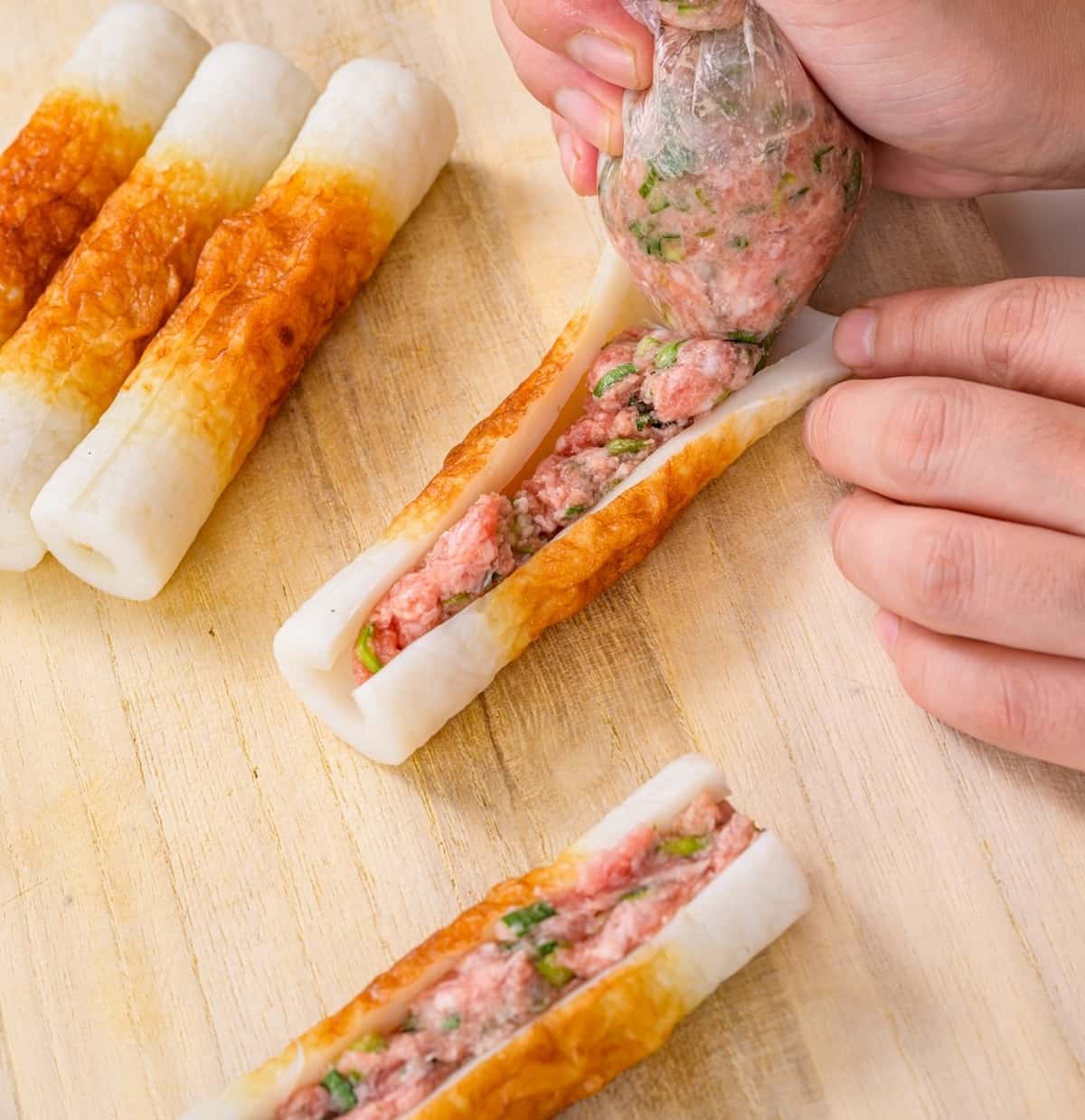 「ちくわ餃子」レシピ