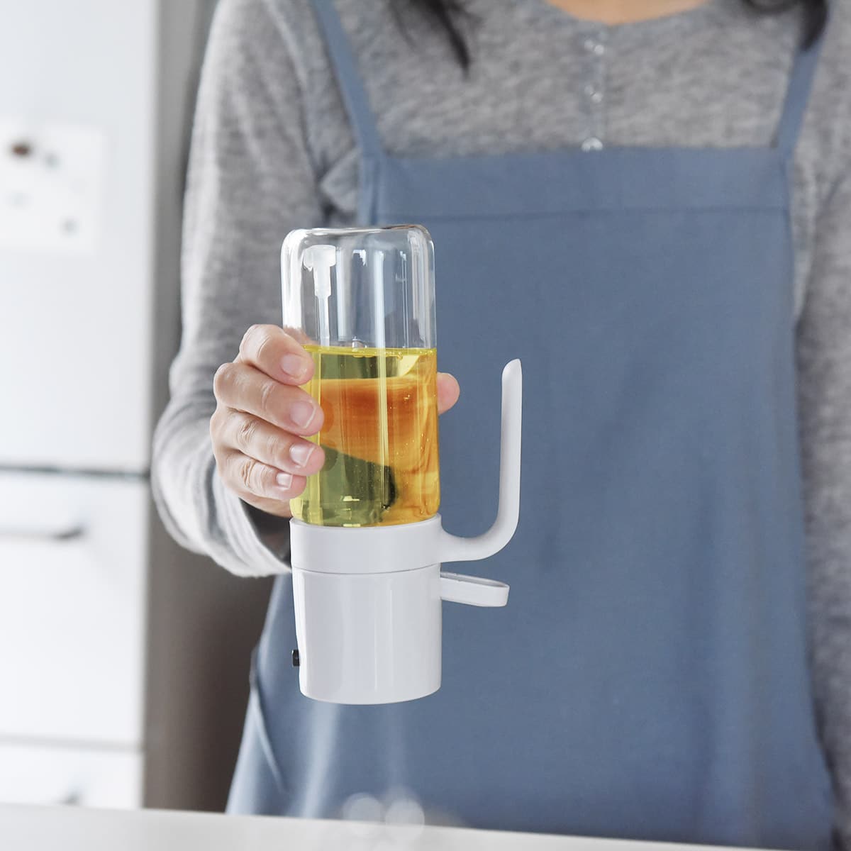 【アンジェ別注】油の量を抑える オイルスプレー オイルボトル 耐熱ガラス 250ml