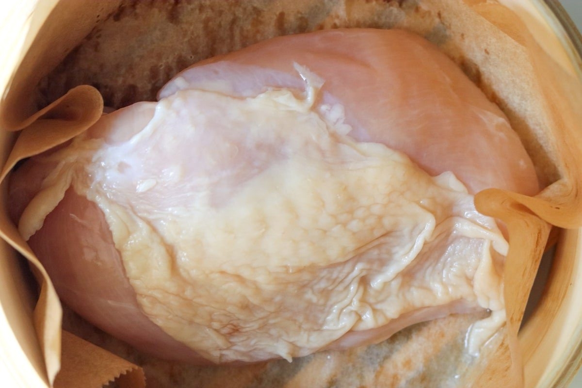 鶏むね肉のせいろ蒸し