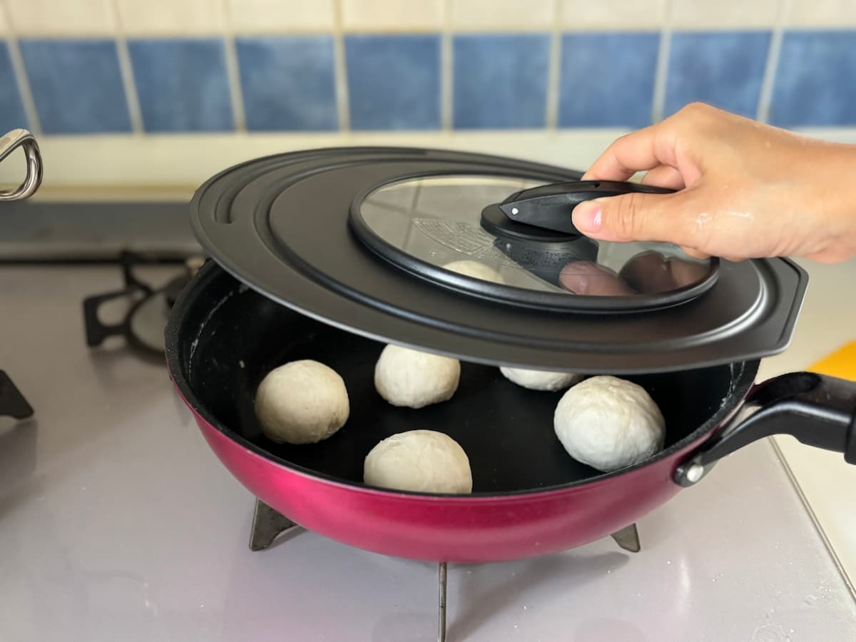 フライパン　簡単レシピ　パン作り　揚げパン　ワンパンレシピ　