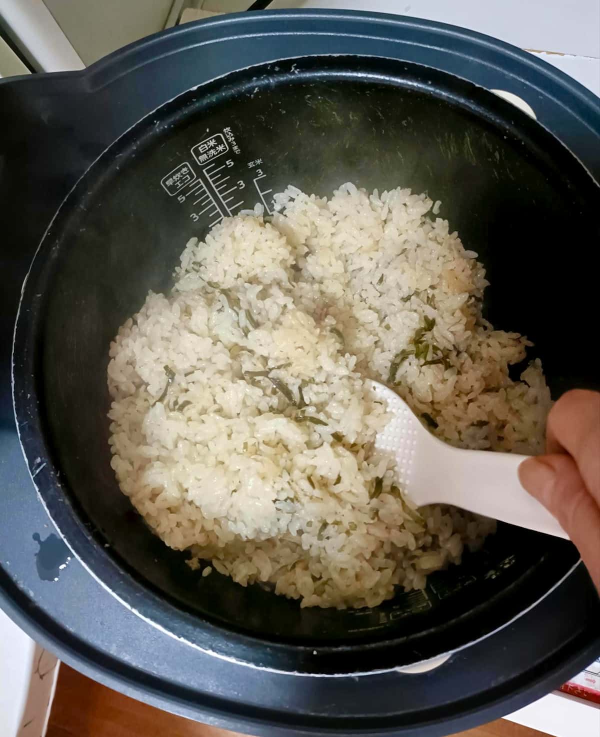 無印良品「ほたて貝柱と昆布のごはん」