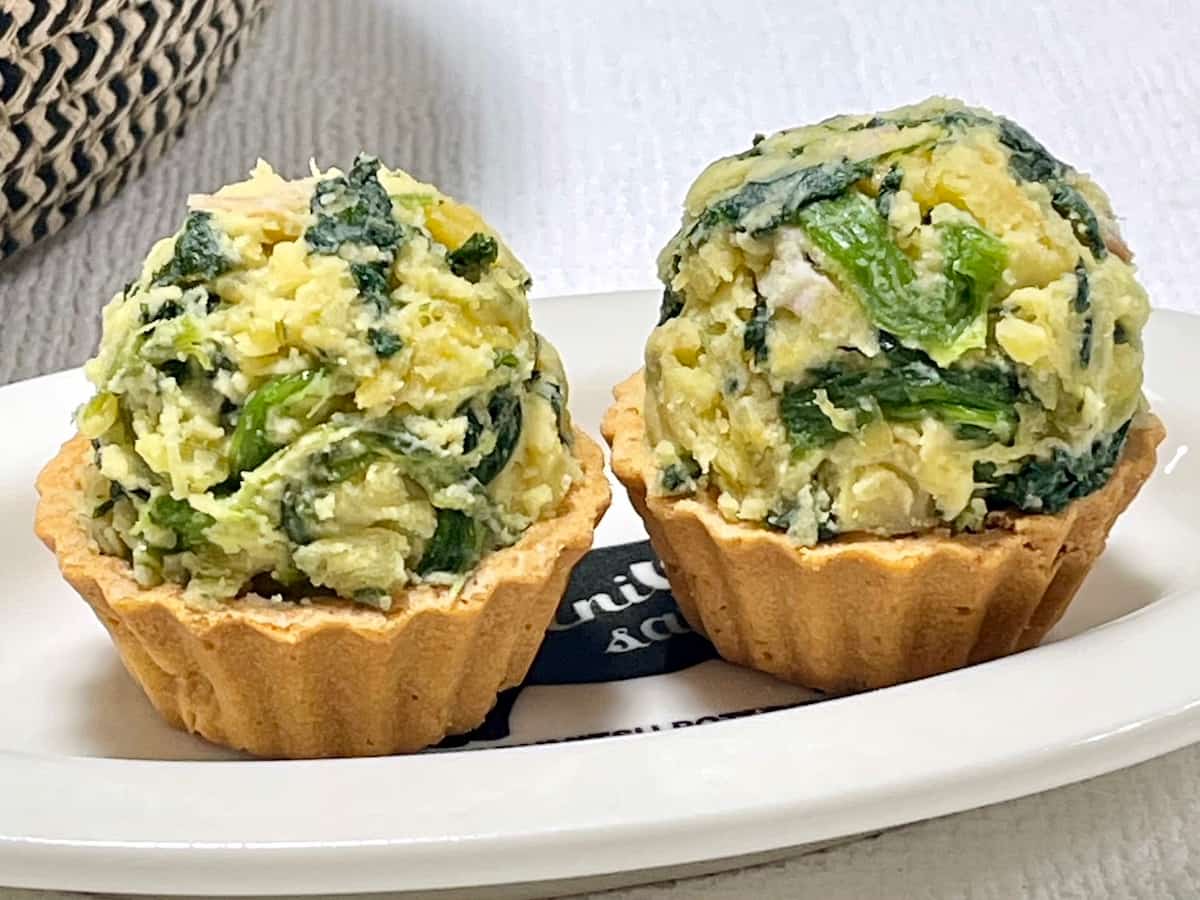 ほうれん草とベーコンのさつまいもサラダ