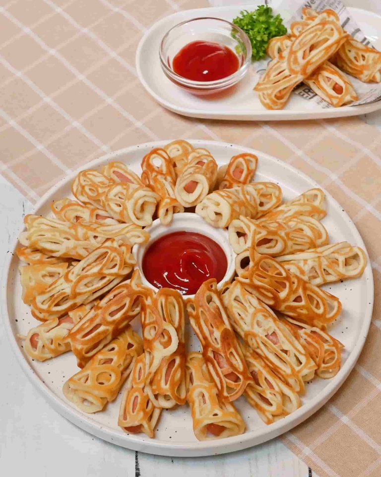 子どもが爆食べ！「揚げないミニアメリカンドッグ」の作り方