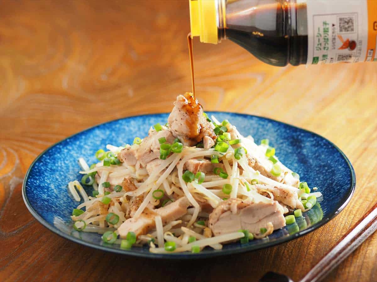 筋肉料理人さん 鶏もやしポン酢