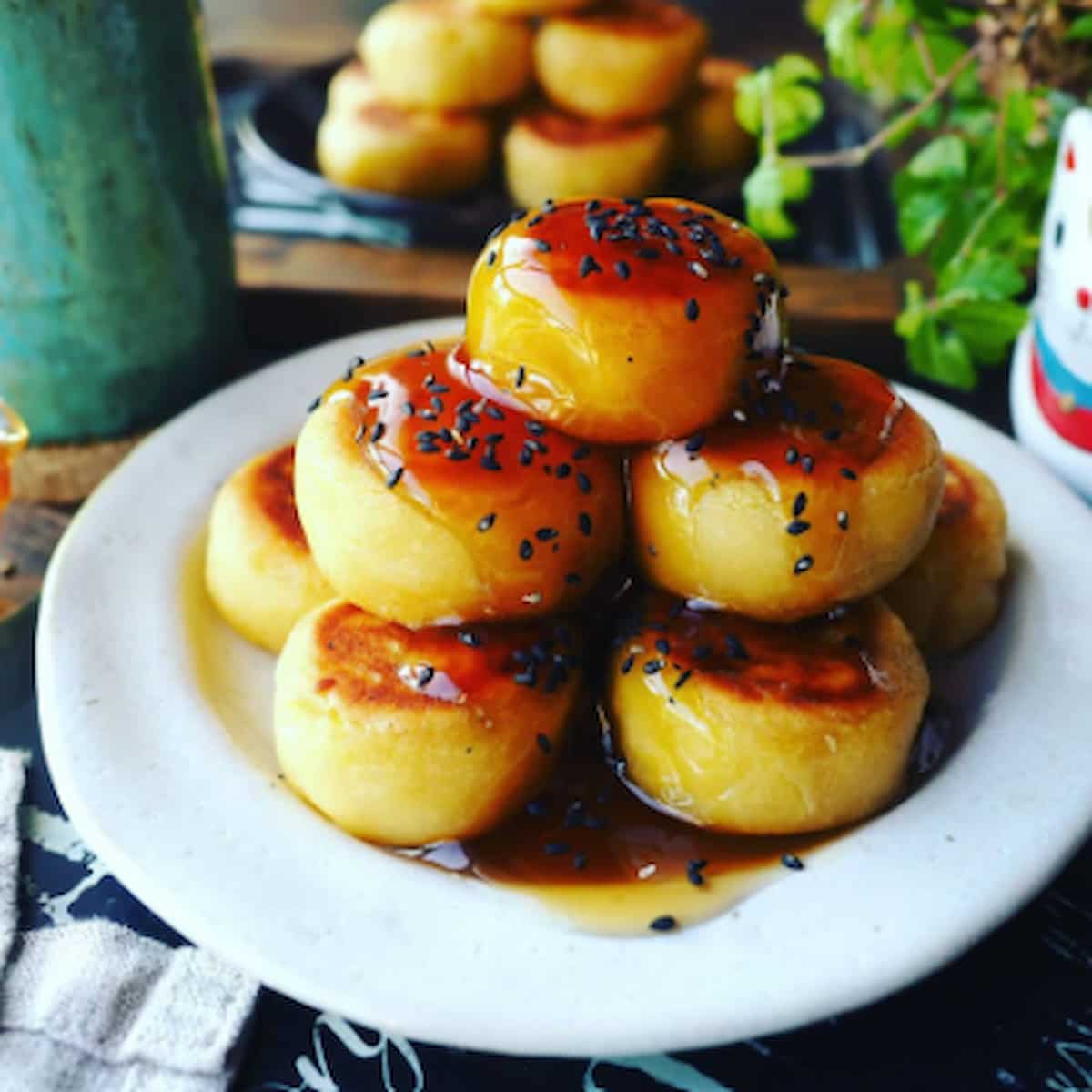 しゃなママさん スイートポテト大学芋餅