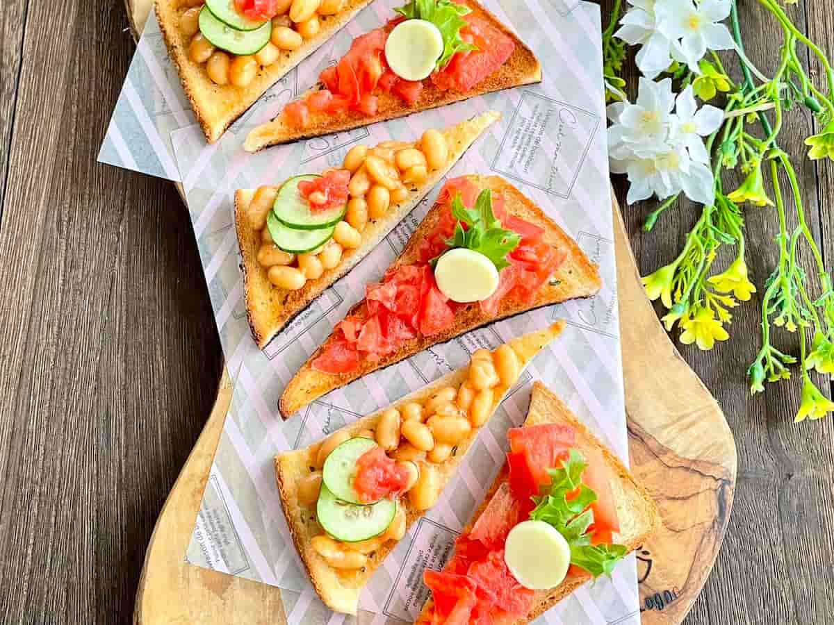 ２種類のブルスケッタ