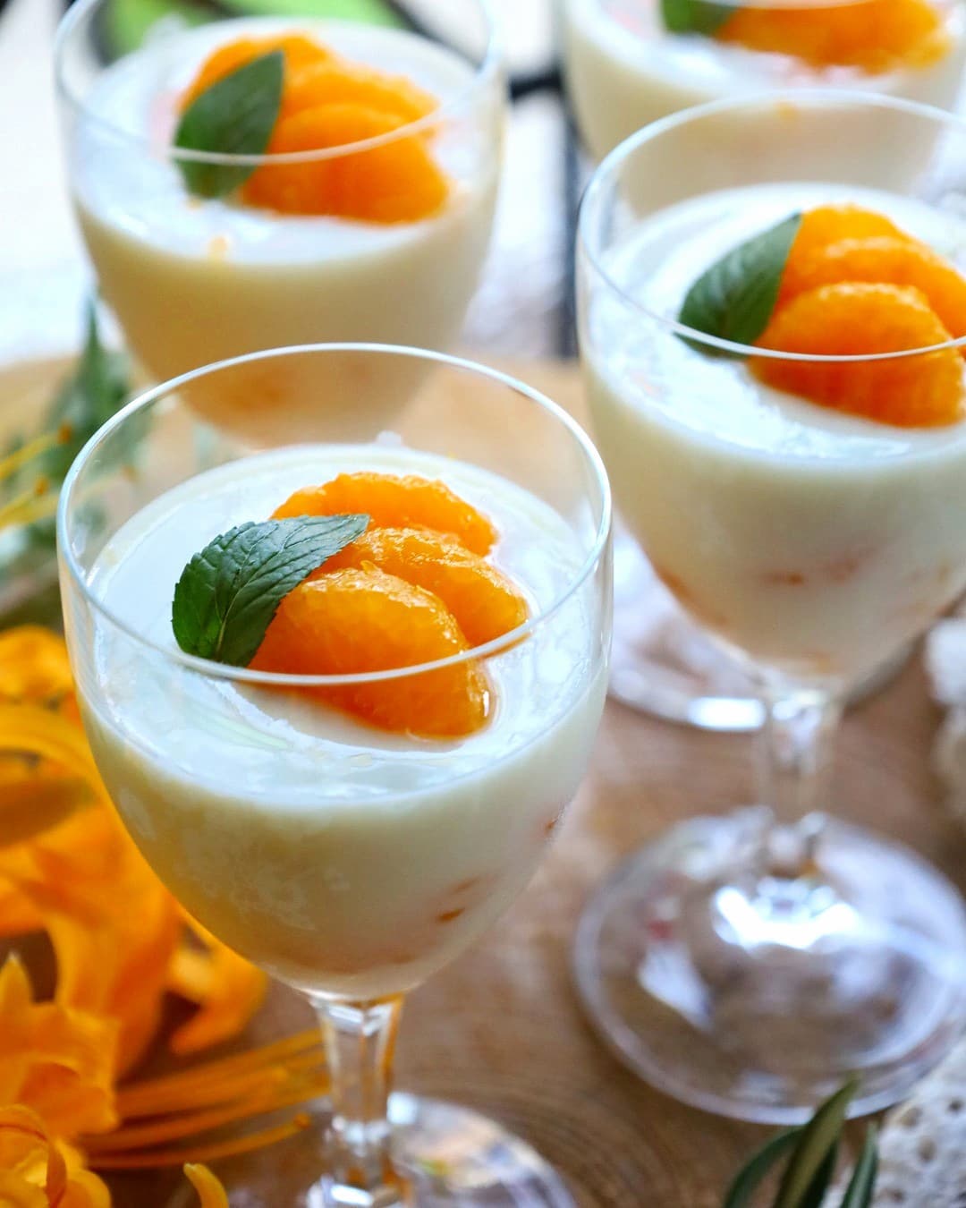 ミルクみかんゼリー・寄り